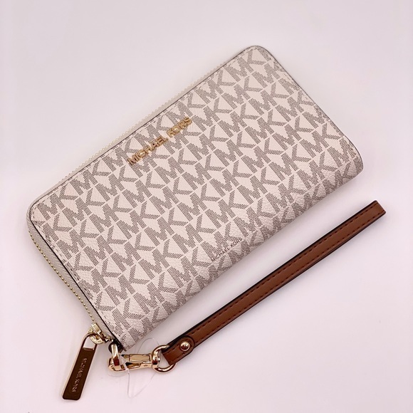 Michael Kors Large Flat Phone Wallet Wristlet - Picture 1 of 5
